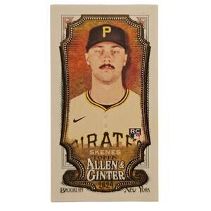 2024 Topps Allen & Ginter #282 Cy Young Award winner Paul Skenes (RC) Mini Card